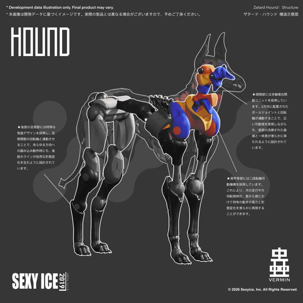 【蟲】シリ一ズ 犬型生物兵器 ザタード・ハウンド Zatard Hound 蟲シリーズ