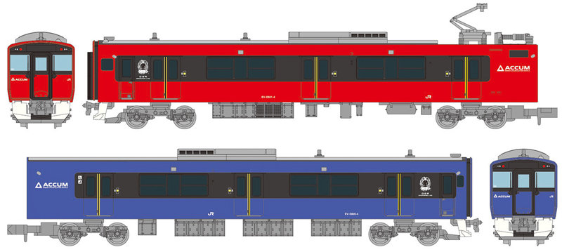 34090 鉄道コレクションJREV-E801系（男鹿線）2両セット