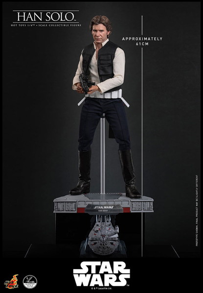 【クオーター・スケール】『スター・ウォーズ エピソード4/新たなる希望』1/4スケールフィギュア ハン・ソロ