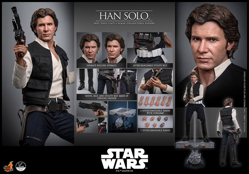 【クオーター・スケール】『スター・ウォーズ エピソード4/新たなる希望』1/4スケールフィギュア ハン・ソロ