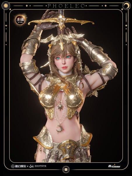 フュージョンファンタジー x ダムトイ 1/6 コレクティブル アクションフィギュア ディエティ・イロージョン シリーズ ホワイトアウル ― フィリオ 植毛版