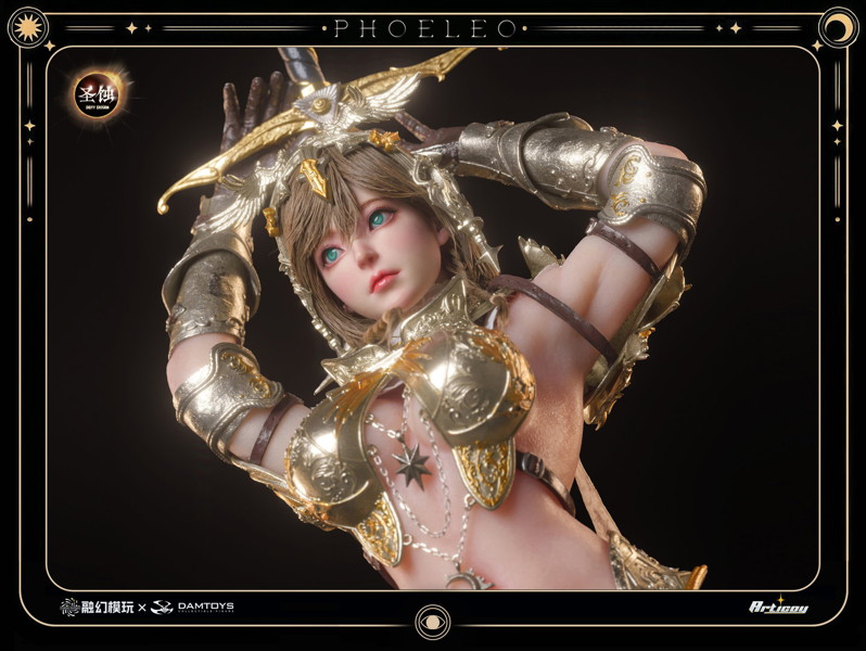 フュージョンファンタジー x ダムトイ 1/6 コレクティブル アクションフィギュア ディエティ・イロージョン シリーズ ホワイトアウル ― フィリオ 植毛版