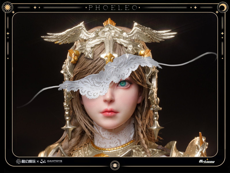 フュージョンファンタジー x ダムトイ 1/6 コレクティブル アクションフィギュア ディエティ・イロージョン シリーズ ホワイトアウル ― フィリオ 植毛版
