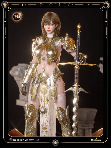 フュージョンファンタジー x ダムトイ 1/6 コレクティブル アクションフィギュア ディエティ・イロージョン シリーズ ホワイトアウル ― フィリオ 植毛版