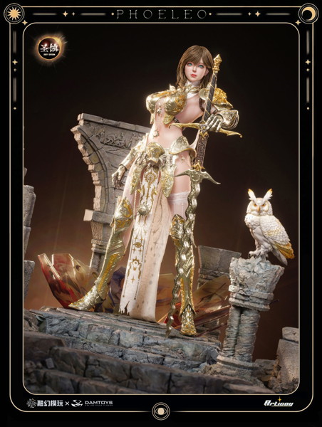 フュージョンファンタジー x ダムトイ 1/6 コレクティブル アクションフィギュア ディエティ・イロージョン シリーズ ホワイトアウル ― フィリオ 植毛版