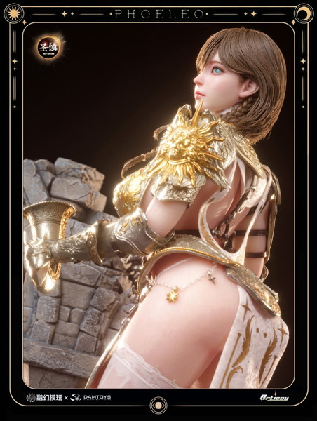 フュージョンファンタジー x ダムトイ 1/6 コレクティブル アクションフィギュア ディエティ・イロージョン シリーズ ホワイトアウル ― フィリオ 植毛版