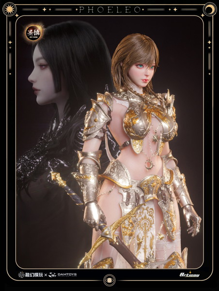 フュージョンファンタジー x ダムトイ 1/6 コレクティブル アクションフィギュア ディエティ・イロージョン シリーズ ホワイトアウル ― フィリオ 植毛版