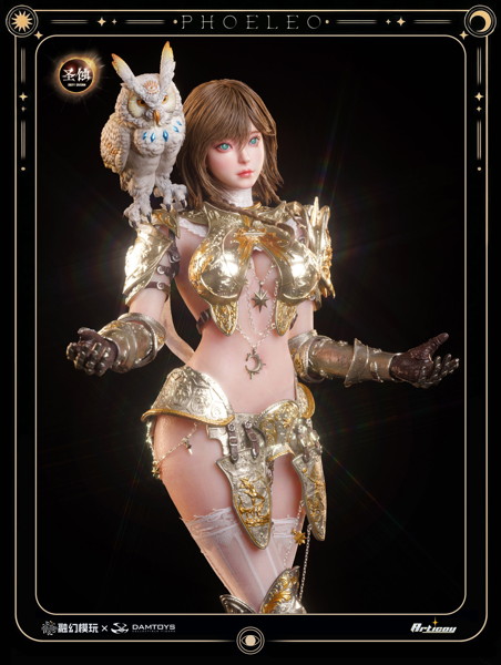 フュージョンファンタジー x ダムトイ 1/6 コレクティブル アクションフィギュア ディエティ・イロージョン シリーズ ホワイトアウル ― フィリオ 植毛版