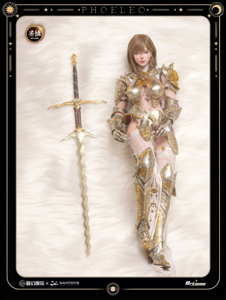 フュージョンファンタジー x ダムトイ 1/6 コレクティブル アクションフィギュア ディエティ・イロージョン シリーズ ホワイトアウル ― フィリオ 植毛版
