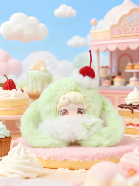 Lucky DeerNai おやすみうさぎ ふわふわアイスシリーズ（1BOX=6個入）