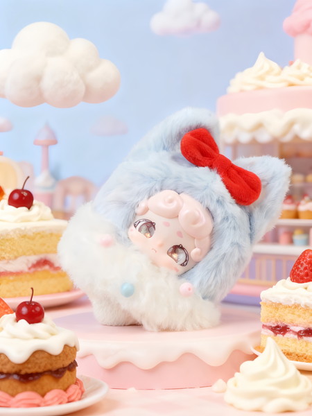 Lucky DeerNai おやすみうさぎ ふわふわアイスシリーズ（1BOX=6個入）