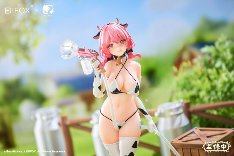 Bear Panda x EIIFOX 乳牛 MOMO 完成品アクションフィギュア