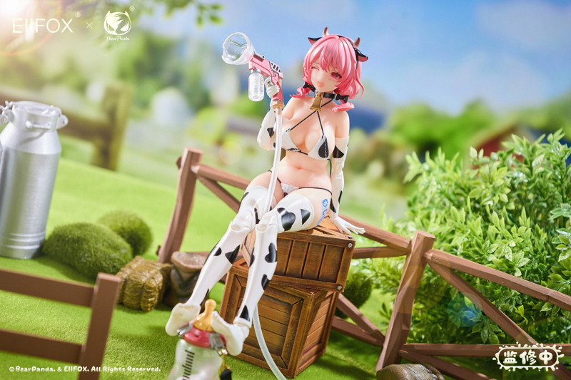 Bear Panda x EIIFOX 乳牛 MOMO 完成品アクションフィギュア