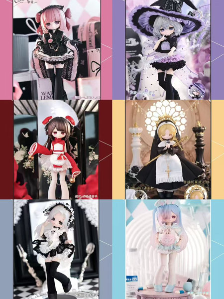 匣中詩「無症状」シリーズ BJD（1BOX=4個入）