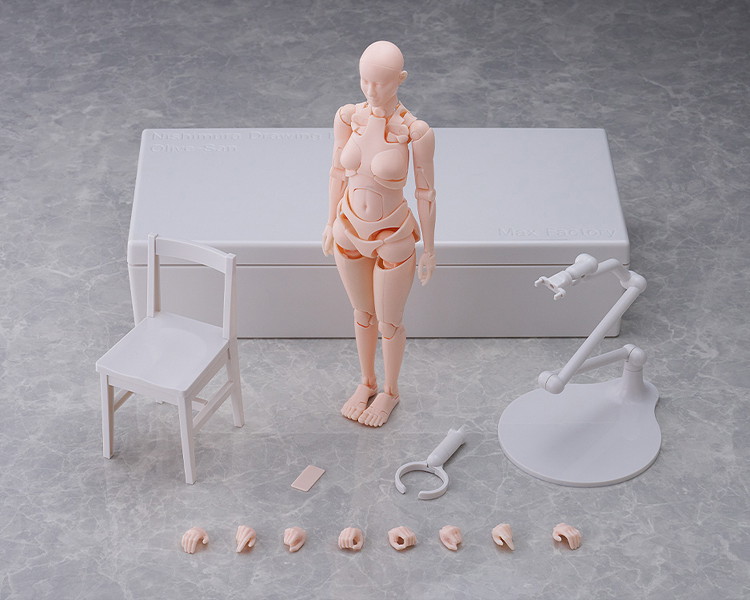 西村式デッサン人形 オリーブさん FLESH