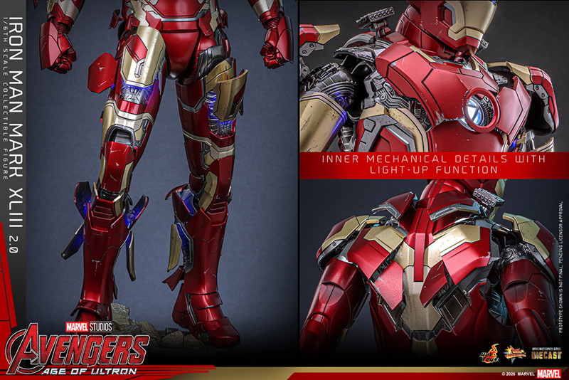【ムービー・マスターピース DIECAST】 『アベンジャーズ/エイジ・オブ・ウルトロン』1/6スケールフィギュア アイアンマン・マーク43（2.0版）