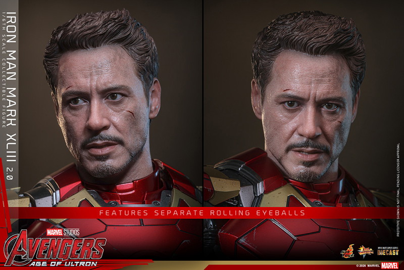 【ムービー・マスターピース DIECAST】 『アベンジャーズ/エイジ・オブ・ウルトロン』1/6スケールフィギュア アイアンマン・マーク43（2.0版）