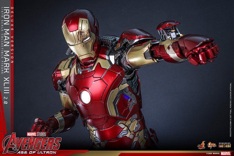 【ムービー・マスターピース DIECAST】 『アベンジャーズ/エイジ・オブ・ウルトロン』1/6スケールフィギュア アイアンマン・マーク43（2.0/デラックス版）
