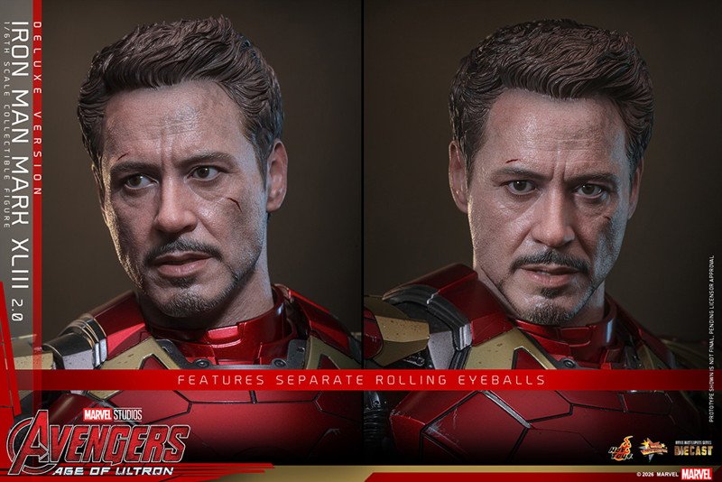 【ムービー・マスターピース DIECAST】 『アベンジャーズ/エイジ・オブ・ウルトロン』1/6スケールフィギュア アイアンマン・マーク43（2.0/デラックス版）