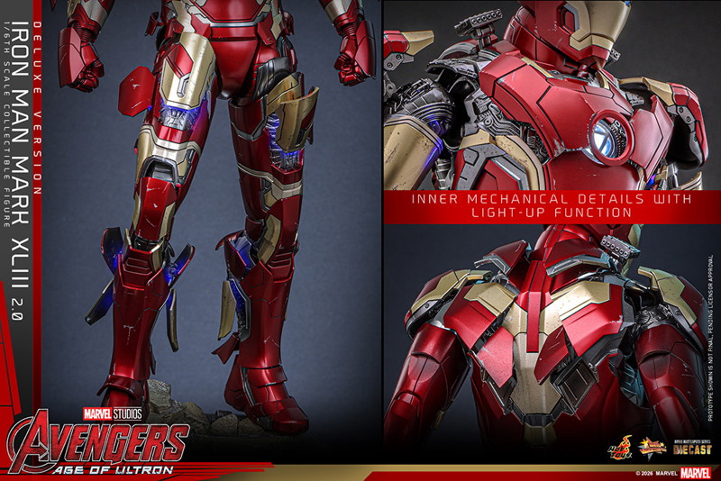 【ムービー・マスターピース DIECAST】 『アベンジャーズ/エイジ・オブ・ウルトロン』1/6スケールフィギュア アイアンマン・マーク43（2.0/デラックス版）