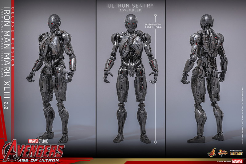 【ムービー・マスターピース DIECAST】 『アベンジャーズ/エイジ・オブ・ウルトロン』1/6スケールフィギュア アイアンマン・マーク43（2.0/デラックス版）