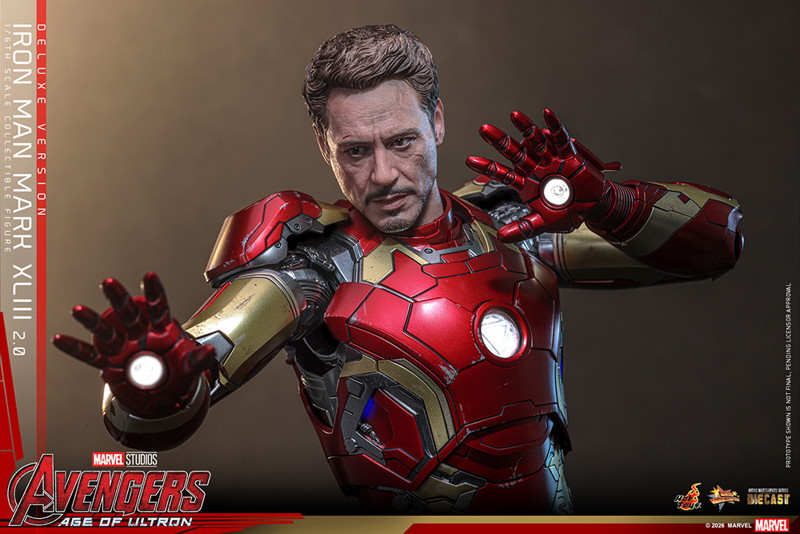 【ムービー・マスターピース DIECAST】 『アベンジャーズ/エイジ・オブ・ウルトロン』1/6スケールフィギュア アイアンマン・マーク43（2.0/デラックス版）