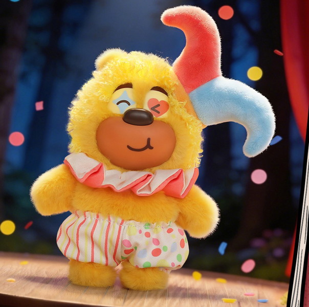 006_52TOYS BLINDBOX 熊出没 ファッションウィーク ぬいぐるみストラップ（1BOX=6個入）