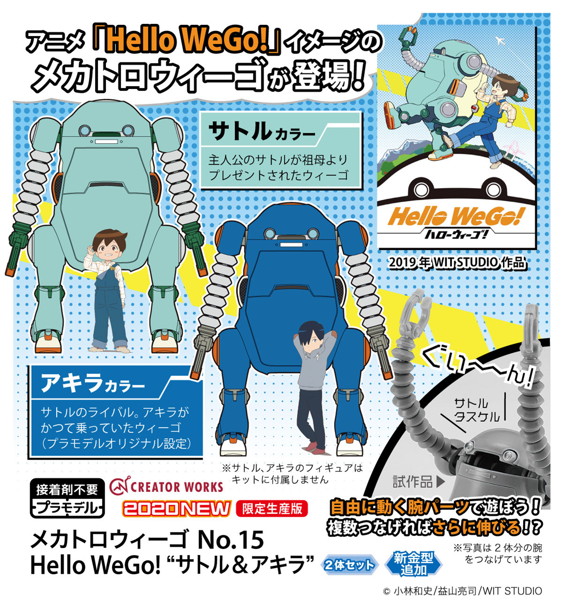 64783 1/35 メカトロウィーゴ No.15 Hello WeGo！ ‘サトル＆アキラ’