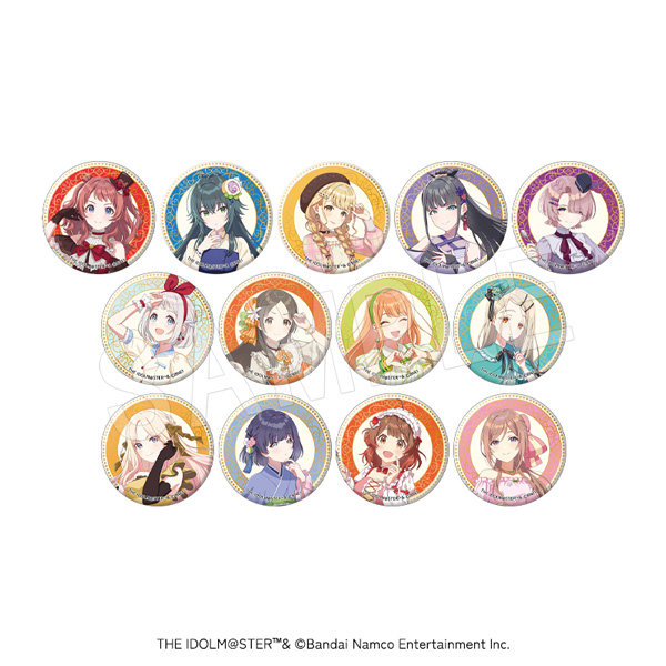 【BOX販売】学園アイドルマスター トレーディンググリッター缶バッジ スイーツver. （全13種） 1BOX:13個入