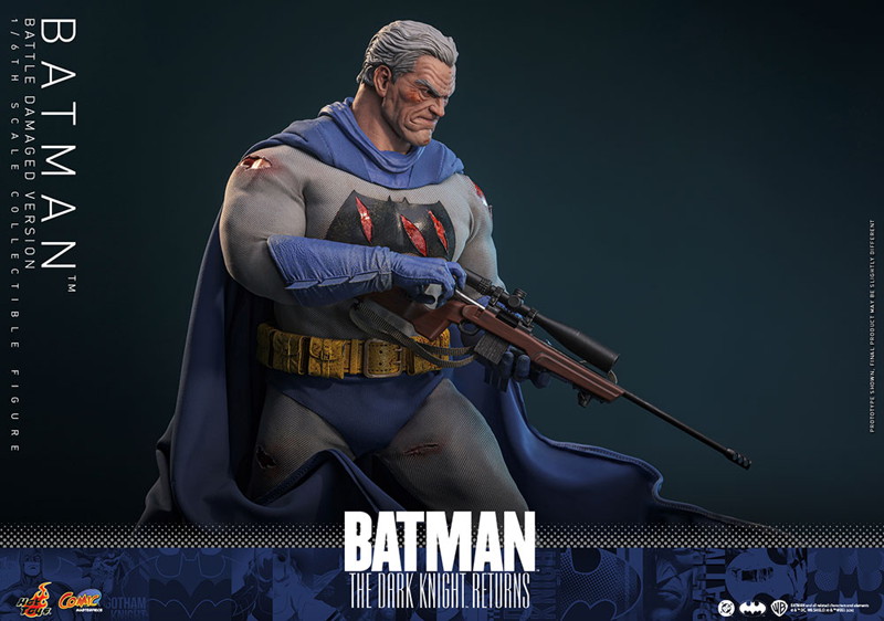 【コミック・マスターピース】 『バットマン:ダークナイト・リターンズ』1/6スケールフィギュア バットマン（バトルダメージ版）