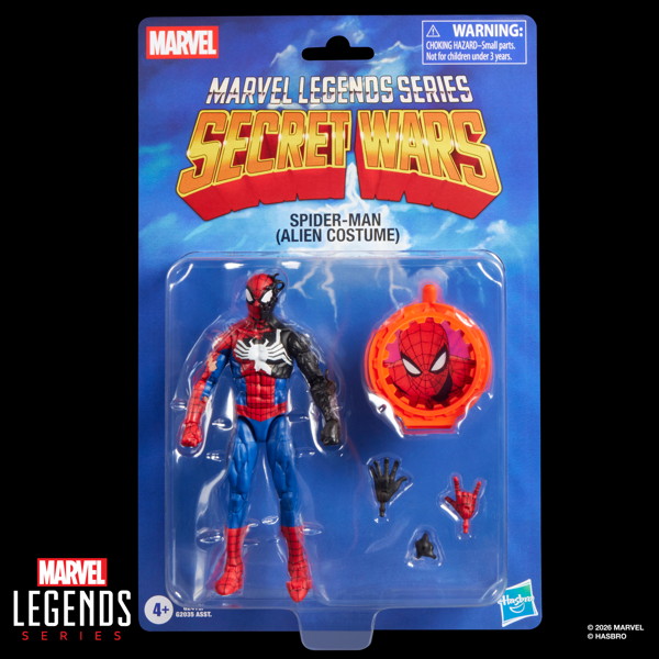 マーベルレジェンド・シリーズ シークレット・ウォーズ スパイダーマン（エイリアン・コスチューム）