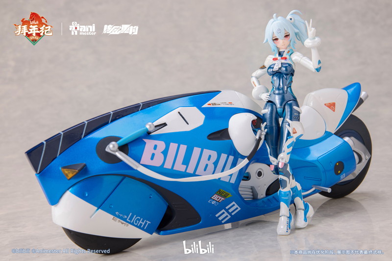 核金重構（Nuclear Gold Reconstruction） bilibili 33 スピードスリップストリーム 拜年紀 1/12 完成品アクションフィギュア（バイクセット版）
