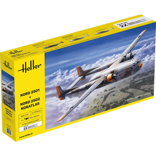 HE85374 フランス軍用輸送機 ノール 2501 ＆ ノール 2502 ノラトラ 2機セット 5,695円