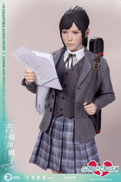 1/6 ガールクラッシュ 吉備津桃子（きびつ ももこ）冬季制服版