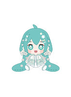 キャラクター・ボーカル・シリーズ01 初音ミク 初音ミク ミクハグシリーズ HUGGYDOLL PLUS ぬいぐるみ フラワーVer.