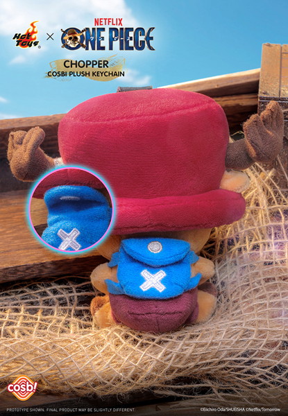 【ホットトイズ・ZAKKA】 コスビ・ぬいぐるみキーチェーンNetflixシリーズ「ONE PIECE」チョッパー Netflixシリーズ実写版「ONE PIECE」