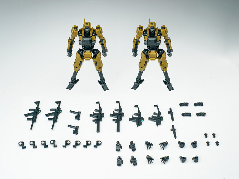 3 min project（スリーミニッツ プロジェクト）シリーズ FENRIR（フェンリル） 1/18スケールプラスチックモデルキット（イエロー）のサムネイル画像