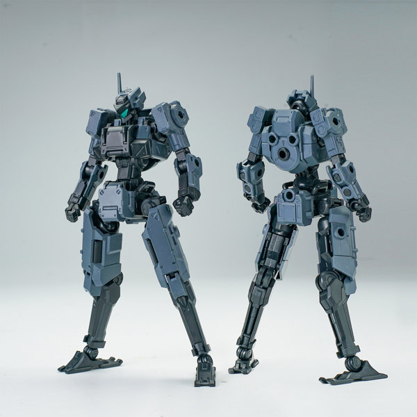 3 min project（スリーミニッツ プロジェクト）シリーズ FENRIR（フェンリル） 1/18スケールプラスチックモデルキット（グレー）
