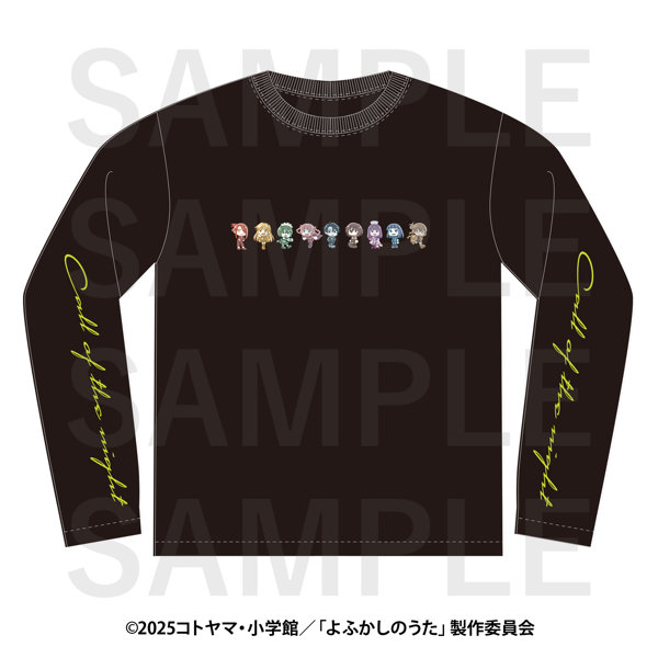 よふかしのうた Season2×スズキハルカ ロングTシャツ L