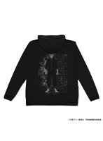 呪術廻戦 死滅回游 虎杖悠仁 薄手ドライパーカー ブラック XXL