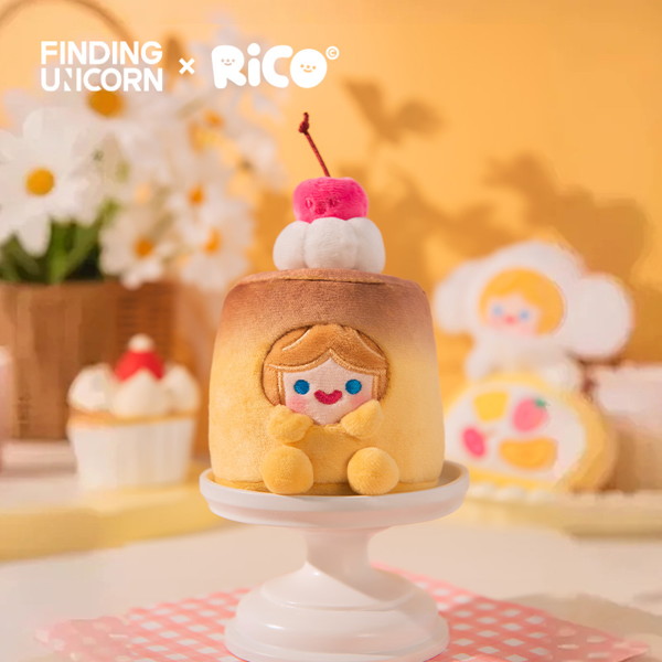 FINDING UNICORN Everywhere CELL RiCO with ME HAPPY SWEETS（ハッピー・スイーツ）シリーズ トレーディングプラッシュ（1BOX=6個入）