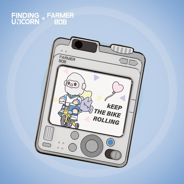 FINDING UNICORN FARMER BOB フラッシュバックシリーズ トレーディングピンバッジ（1BOX=6個入）