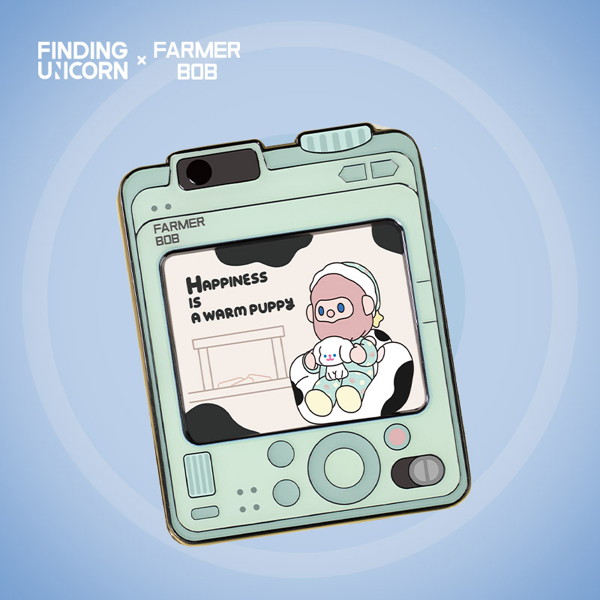 FINDING UNICORN FARMER BOB フラッシュバックシリーズ トレーディングピンバッジ（1BOX=6個入）
