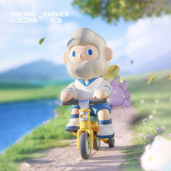 FINDING UNICORN FARMER BOB フラッシュバックシリーズ トレーディングフィギュア（1BOX=12個入）