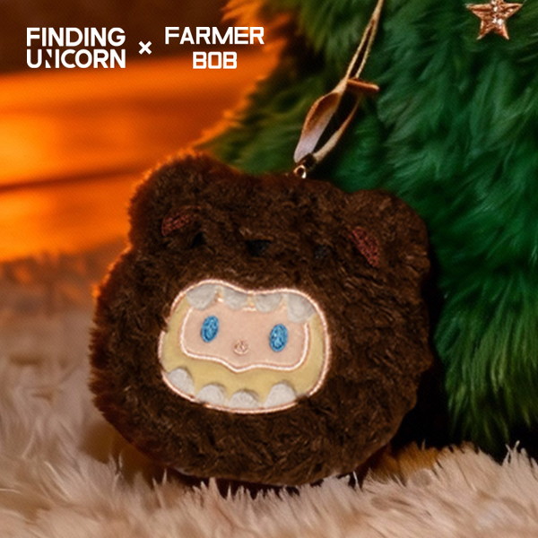 FINDING UNICORN FARMER BOB もふもふ頭シリーズ トレーディングプラッシュ（1BOX=6個入）