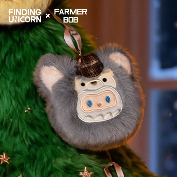 FINDING UNICORN FARMER BOB もふもふ頭シリーズ トレーディングプラッシュ（1BOX=6個入）