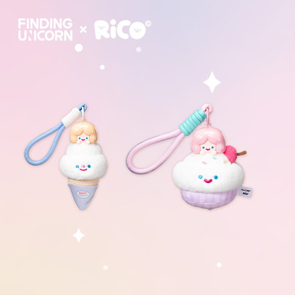 FINDING UNICORN RiCO HAPPY DESSERT PARTY（ハッピー・デザート・パーティー）シリーズ トレーディングプラッシュ（1BOX=6個入）