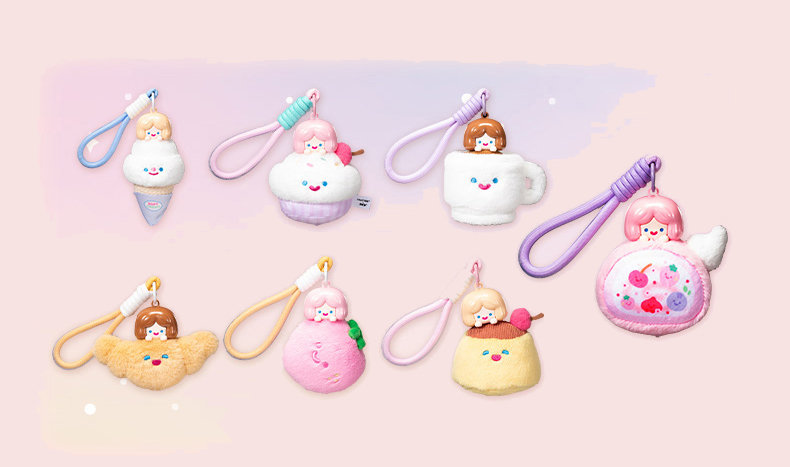 FINDING UNICORN RiCO HAPPY DESSERT PARTY（ハッピー・デザート・パーティー）シリーズ トレーディングプラッシュ（1BOX=6個入）