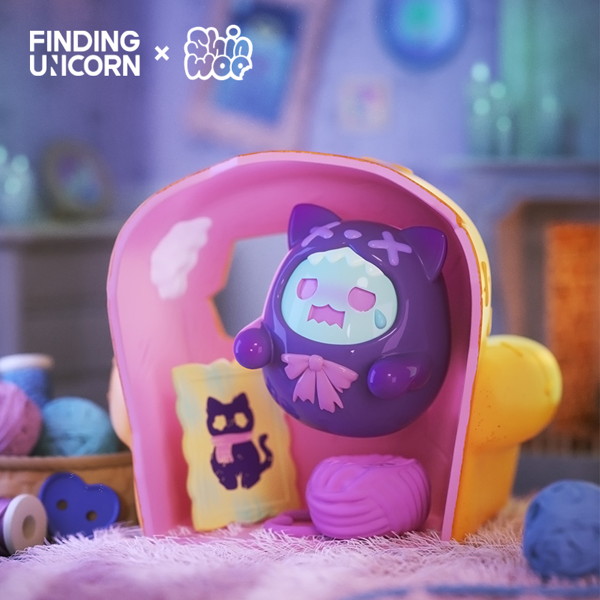 【BOX販売】FINDING UNICORN ShinWoo 幽霊の部屋シリーズ トレーディングフィギュア（1BOX=6個入）