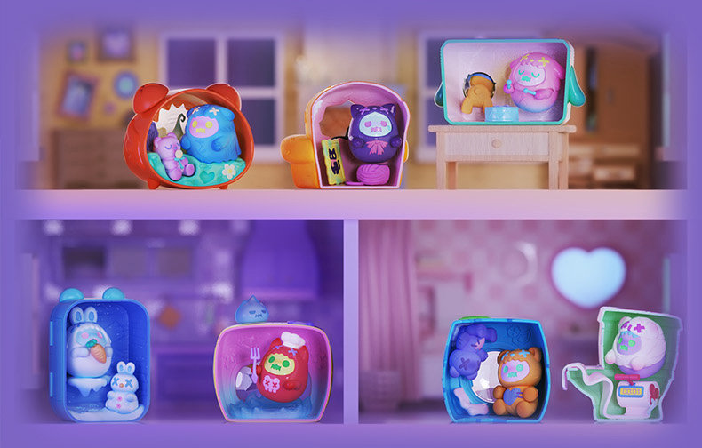 FINDING UNICORN ShinWoo 幽霊の部屋シリーズ トレーディングフィギュア（1BOX=6個入）のサムネイル画像